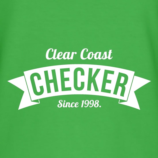 Clear Coast Checker t-shirts