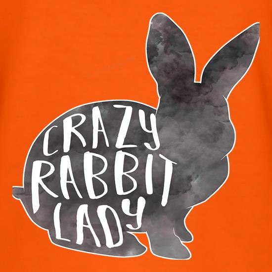 Crazy Rabbit Lady t-shirts