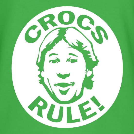 Crocs Rule! t-shirts