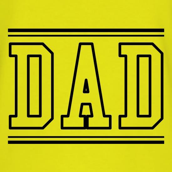 Dad  - College Style t-shirts