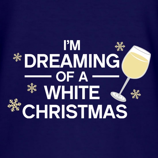 Dreaming Of A White Christmas t-shirts