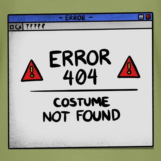 Error Costume not found t-shirts