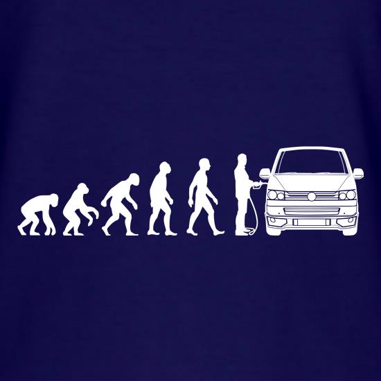 Evolution of Man T5 Campervan t-shirts