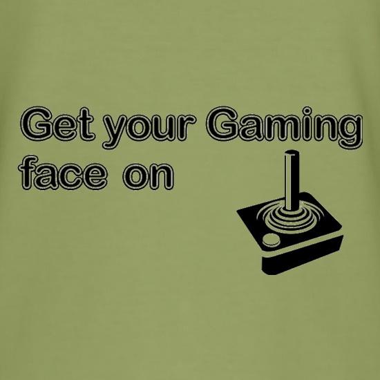 Get Your Gaming Face On t-shirts
