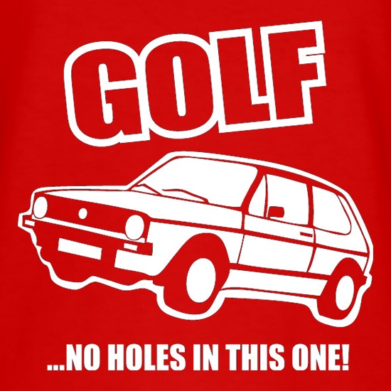 Golf...No Holes In This One! t-shirts