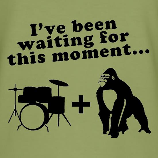 Gorilla + Drums t-shirts