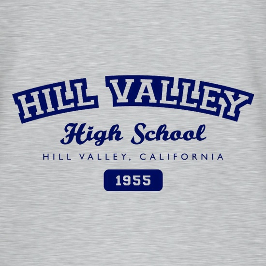 Hill Valley High School t-shirts