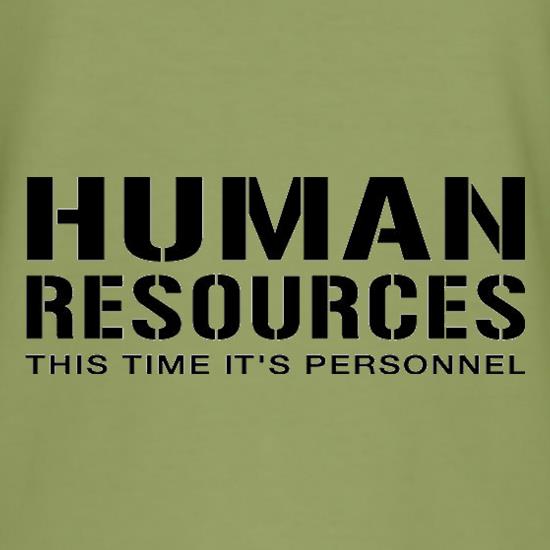 Human Resources This Time It's Personnel t-shirts