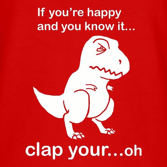 If You're Happy And You Know It t-shirts