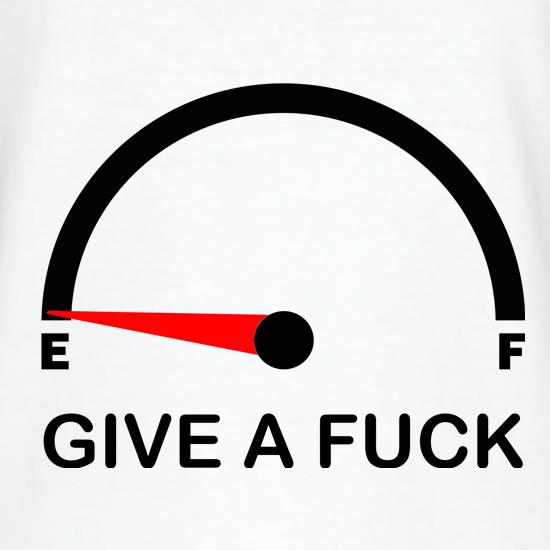 I'm Running Low On Giving A Fuck t-shirts