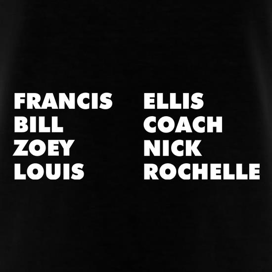 L4D Names V2 t-shirts
