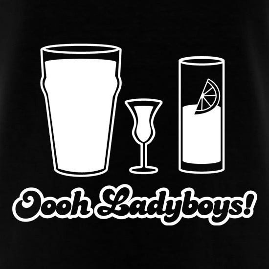 Oooh Ladyboys! t-shirts