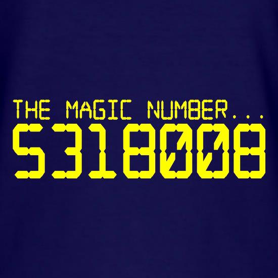 The magic number is Boobies t-shirts