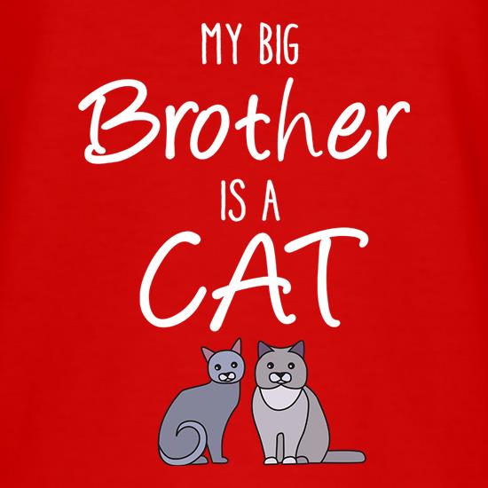My Big Brother Is A Cat t-shirts