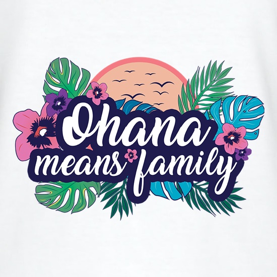 Ohana Means Family t-shirts