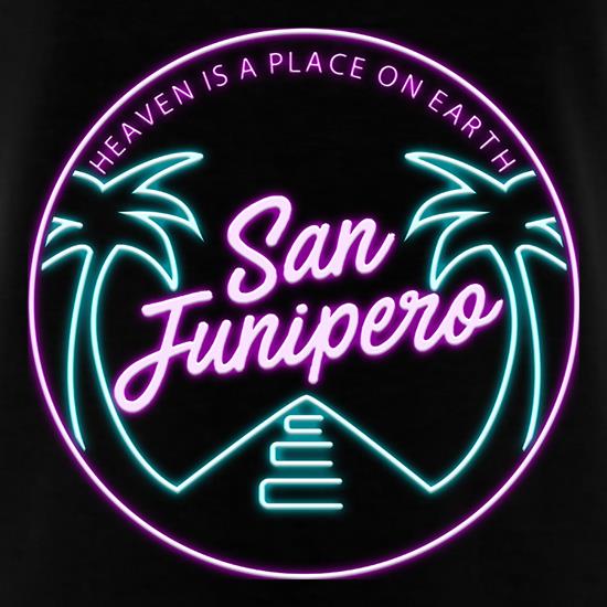 San Junipero t-shirts