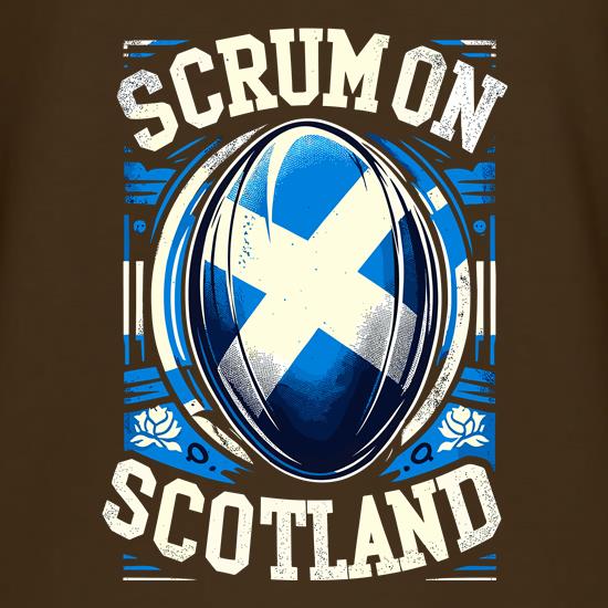 Scrum on Scotland Scottish Rugby t-shirts