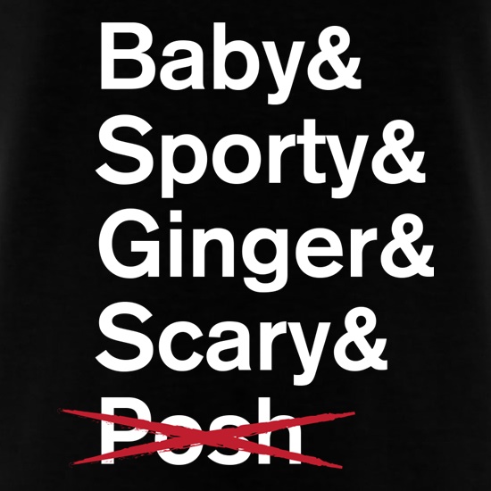 Spice Girls List t-shirts