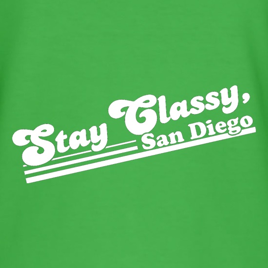 Stay Classy, San Diego t-shirts
