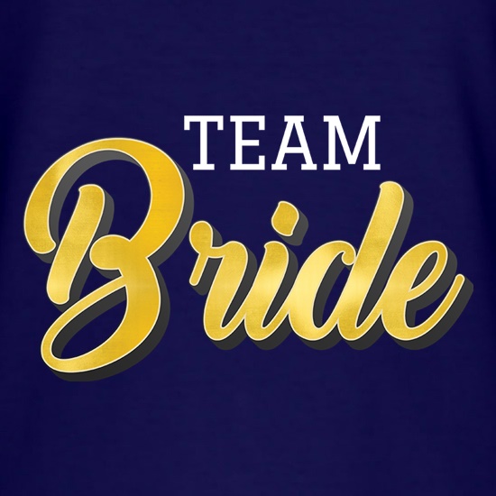 Team Bride t-shirts