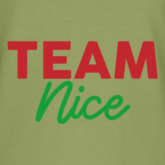 Team Nice t-shirts