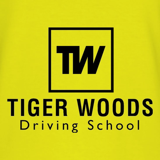 Tiger Woods Driving School t-shirts