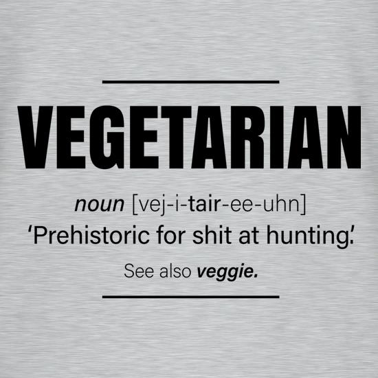 Vegetarian Definition t-shirts