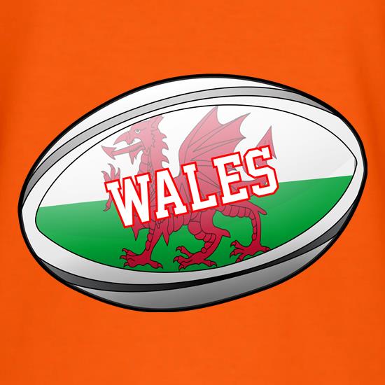 Welsh Rugby Ball Flag t-shirts