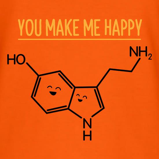 You Make Me Happy t-shirts