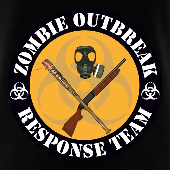 Zombie Outbreak Response Team t-shirts