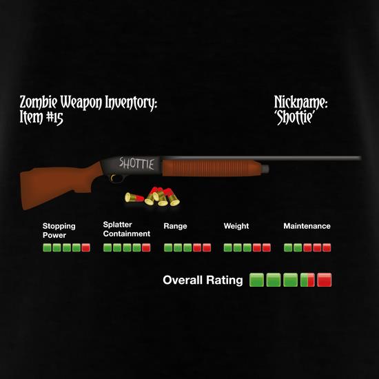 Zombie Shottie t-shirts