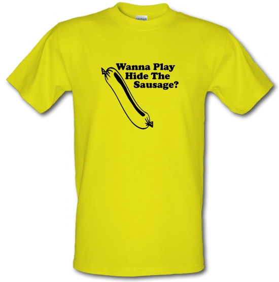 Wanna Play The Sausage? T Shirt CharGrilled