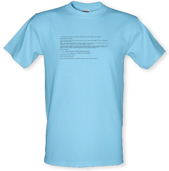 Blue Screen Of Death Shirt