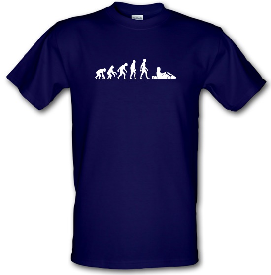 Evolution Of Man Go Karting T Shirt By CharGrilled