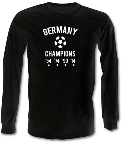 Germany Champions Long Sleeve T Shirt By CharGrilled