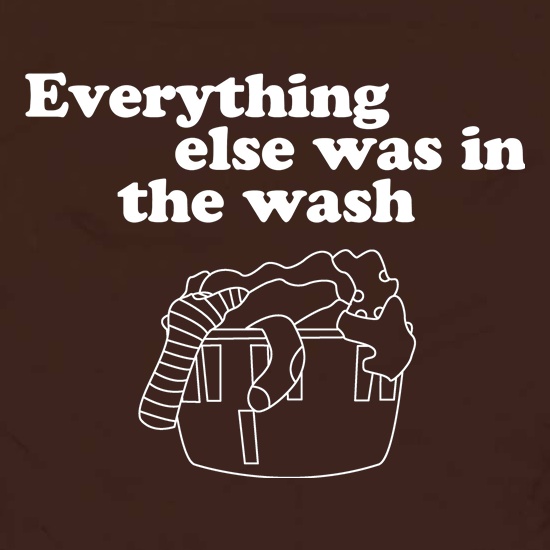 Everything else was in the wash t shirt