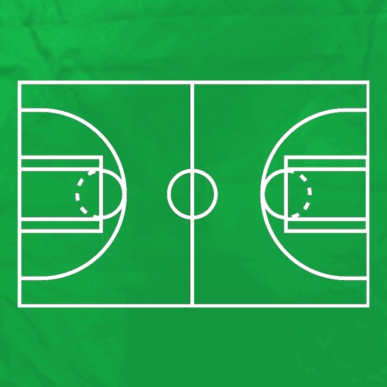 Basketball Court t shirt