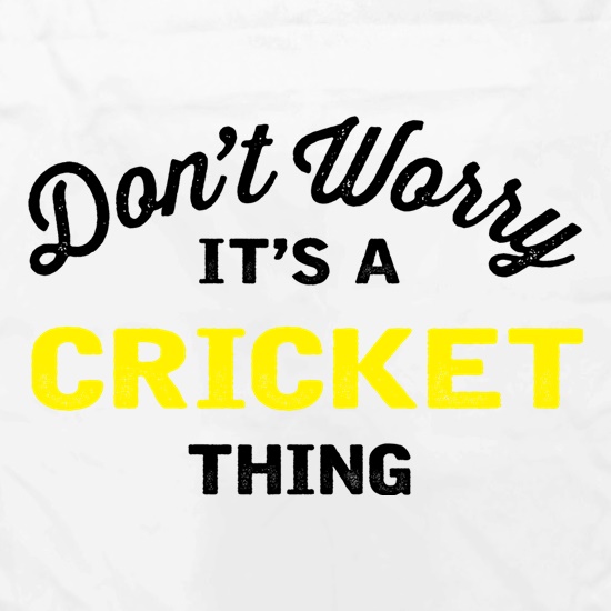 Don't Worry It's A Cricket Thing t shirt
