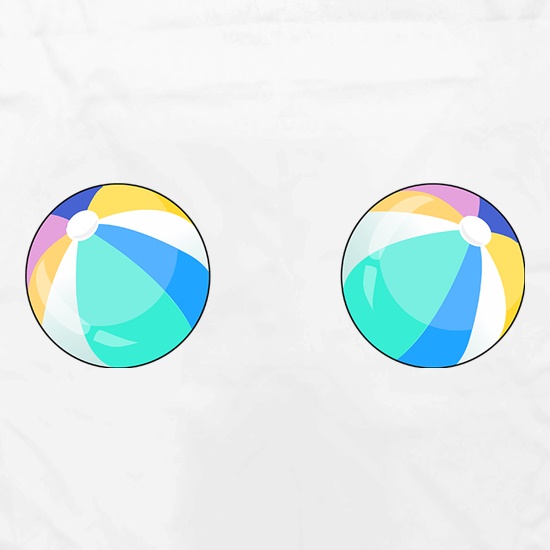 Double Beach Ball Chest t shirt