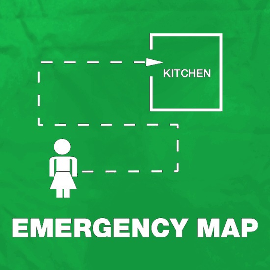 Emergency Map t shirt