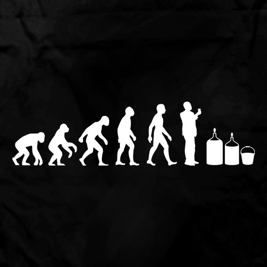 Evolution Of Man Homebrew t shirt