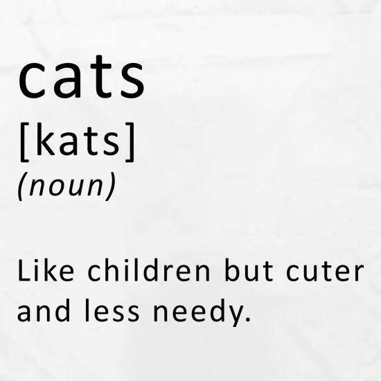 Funny Definition of Cats t shirt