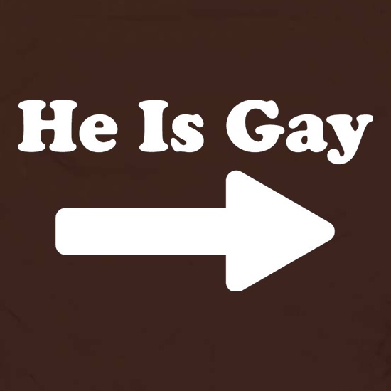 He Is Gay t shirt
