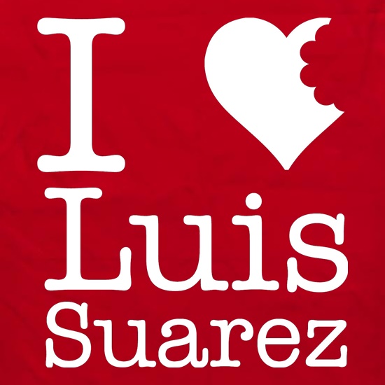I Heart Luis Suarez t shirt