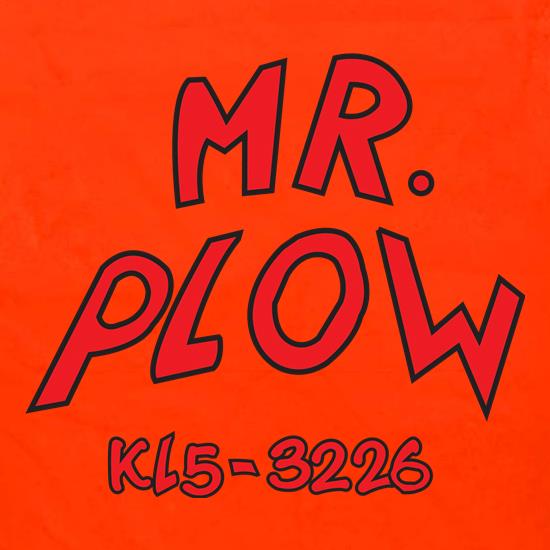 Mr Plow t shirt