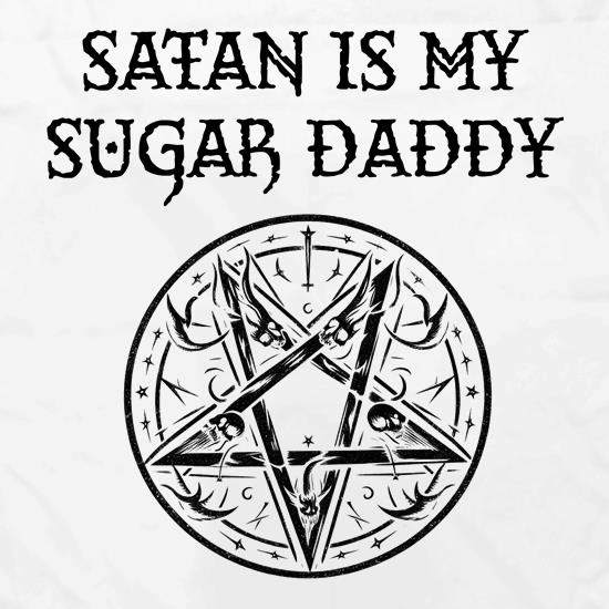 Satan Is my Sugar Daddy inverted pentagram t shirt