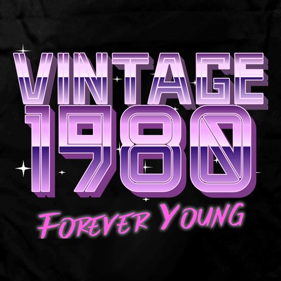 Vintage 1980 Forever Young t shirt