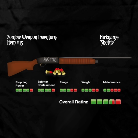 Zombie Shottie t shirt