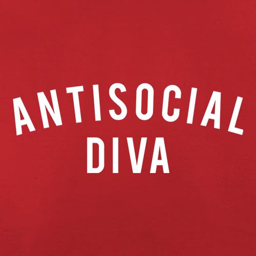 Antisocial Diva t shirt