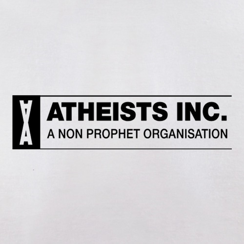 Atheists Inc A Non Prophet Organisation t shirt